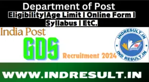 India Post GDS Recruitment UP 2024