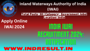 IWAI Recruitment 2024