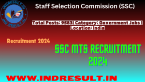 SSC MTS Recruitment 2024 Multi Tasking Staff and Havaldar